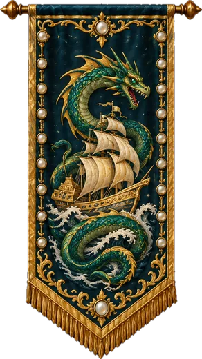 The sea serpent banner
