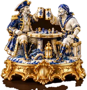The Bring your crew statuette in gold